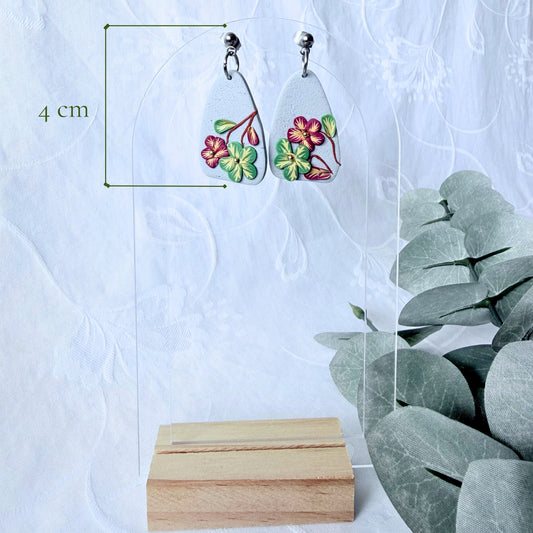 Petra Earrings — Concrete Bloom