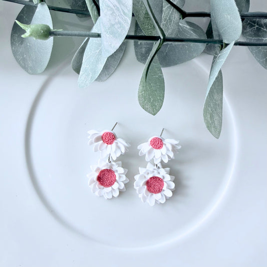 Chamomile Earrings — Stud Drop